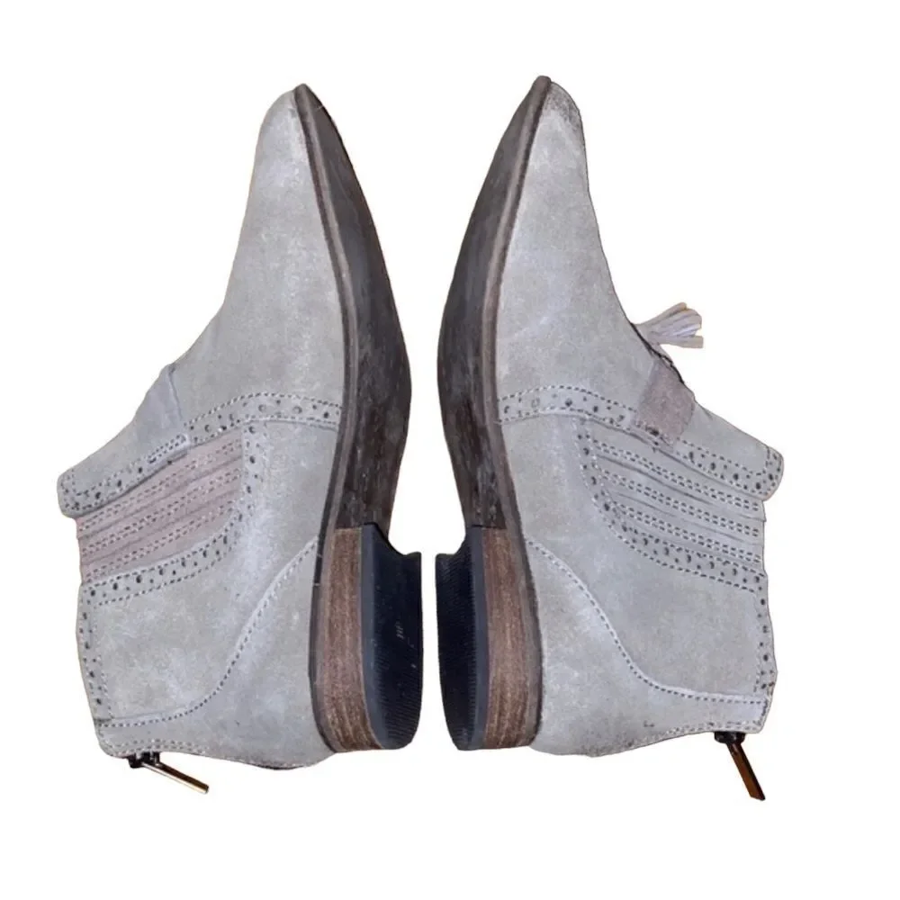Dolce Vita Tan Suede Booties Size 9.5